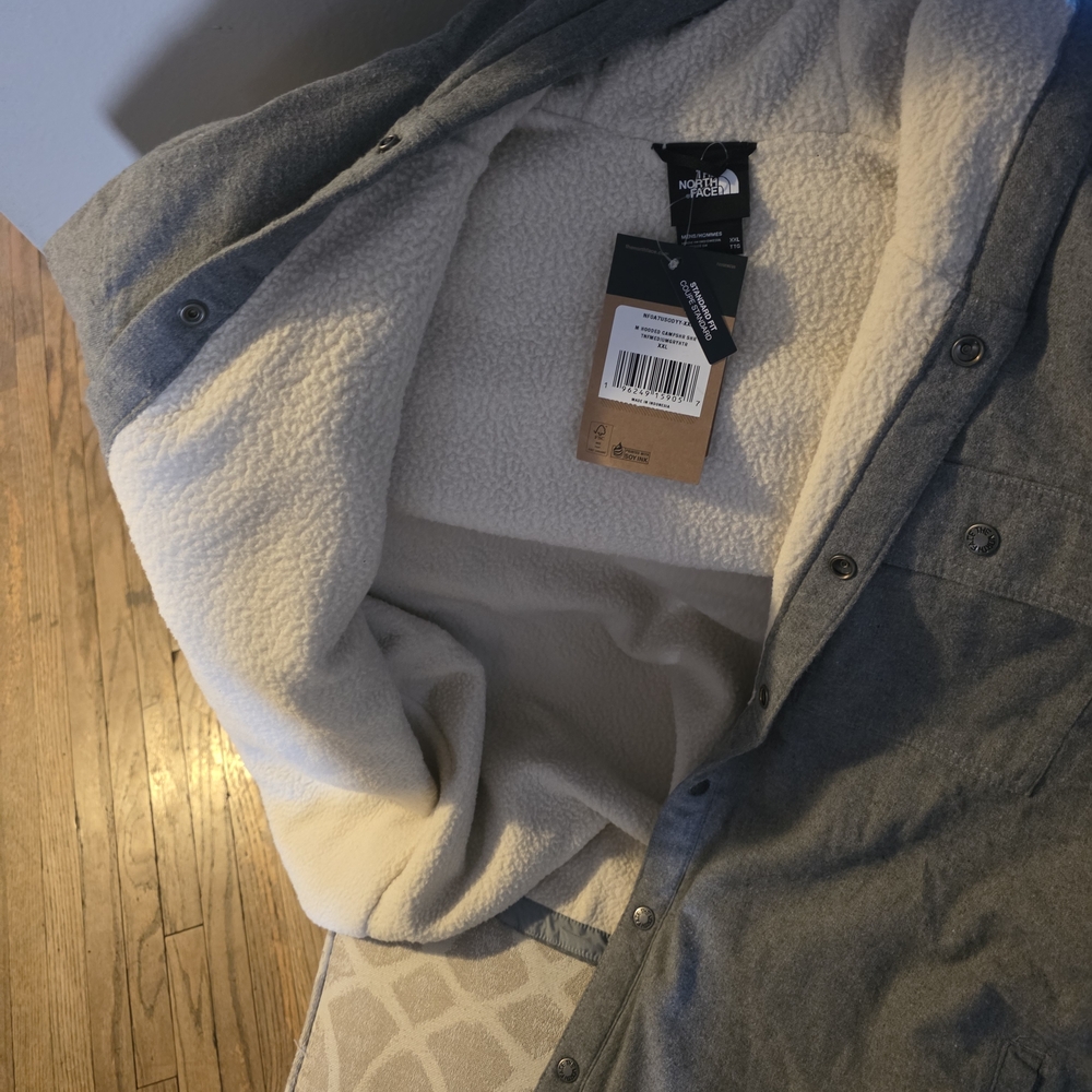The North Face Gray Sherpa-Lined Jacket - XXL - BNWT - Picture 3 of 3